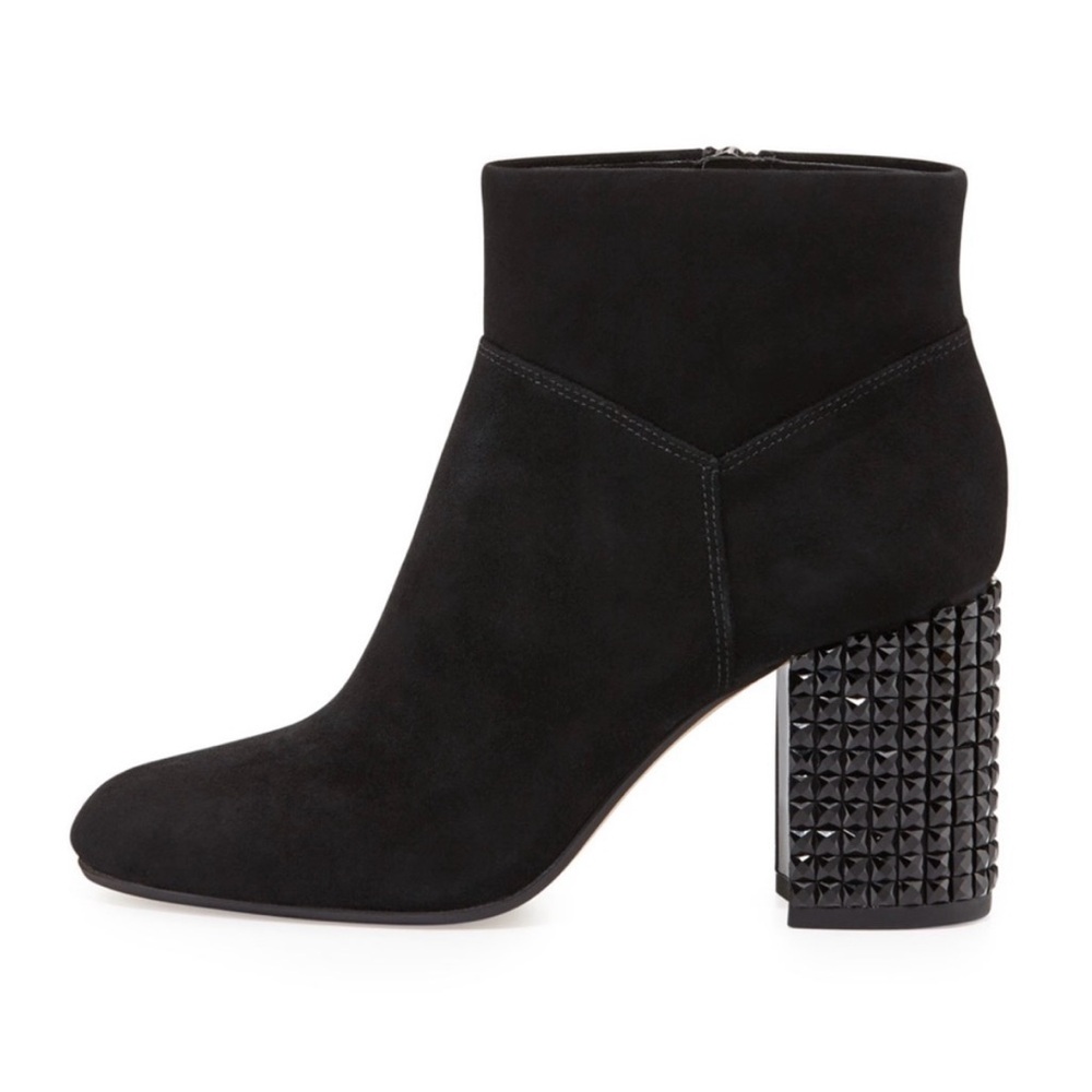 Michael Kors Black Leather Ankle Boots